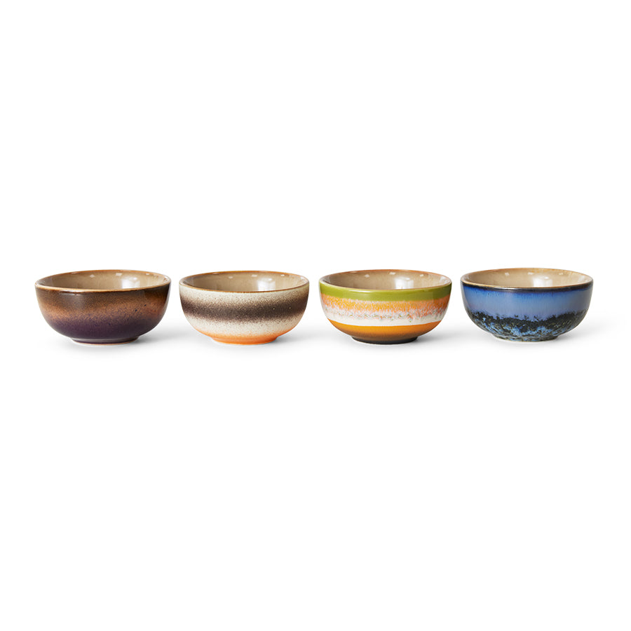 Mini Stoneware Bowls - Set of 4 - Image 3